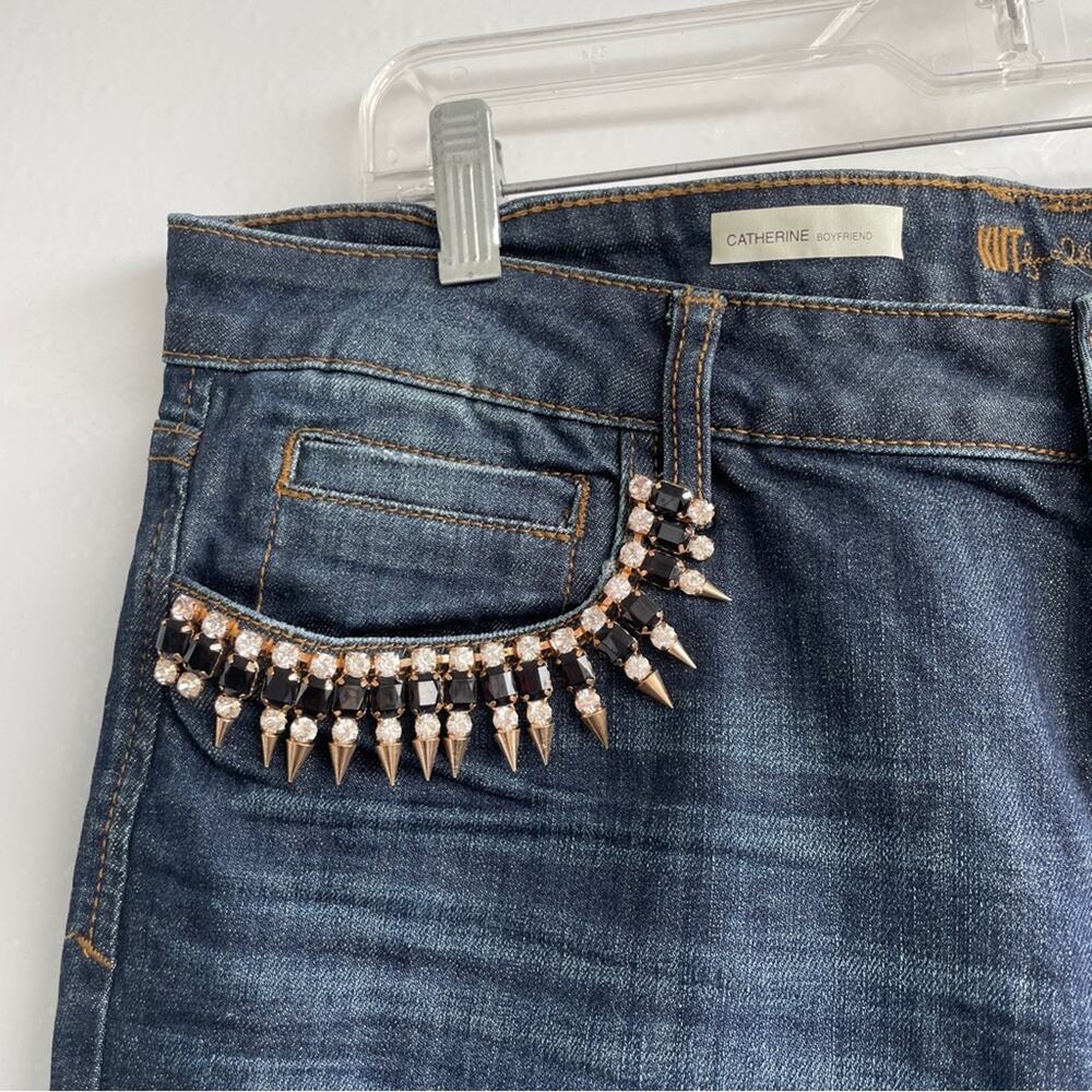 NWT Kut from the Kloth Boyfriend Jeans Studded - Picture 3 of 6